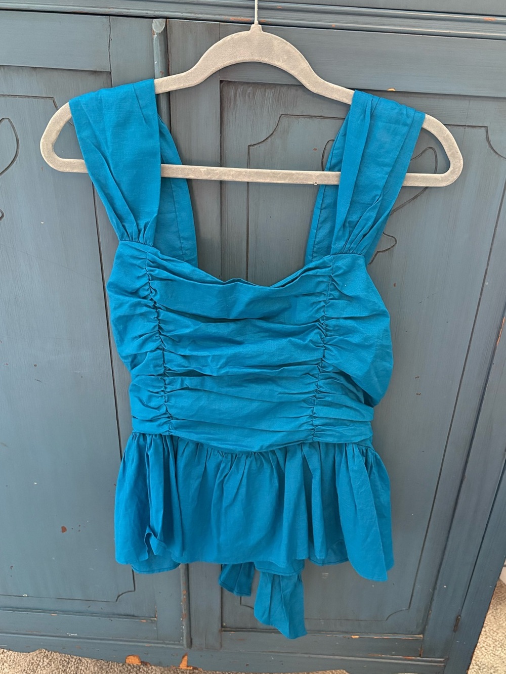 Express Ruched Peplum